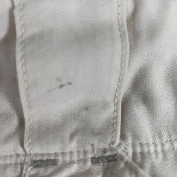 Horny Toad Shorts Womens 8 White Cream Khaki Hiking Walking Cotton Pockets READ - Picture 8 of 10